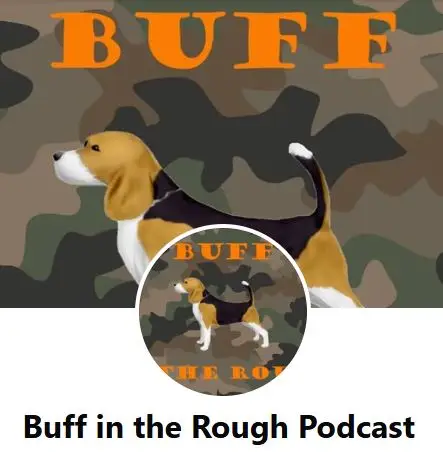 The Logo for the Buff in the Rough Podcast